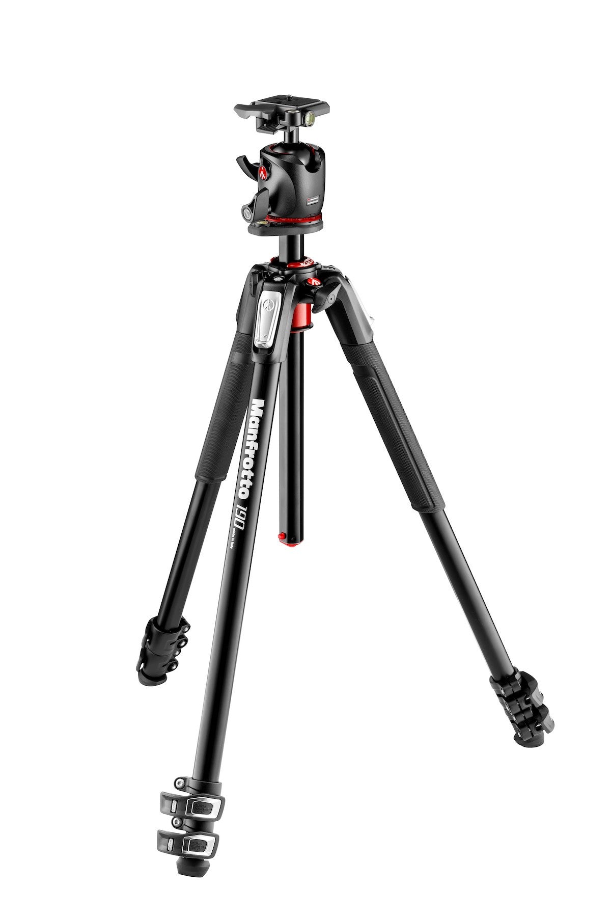 Manfrotto MK190 XPRO3 with MHXPRO-BHQ2 Ball Head, tripods photo tripods, Manfrotto - Pictureline