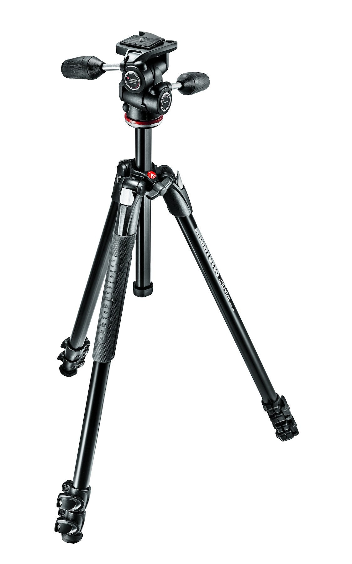 Manfrotto MK290XTA3-3WUS 290 Xtra Aluminum Tripod w/Three Way Head, tripods photo tripods, Manfrotto - Pictureline 