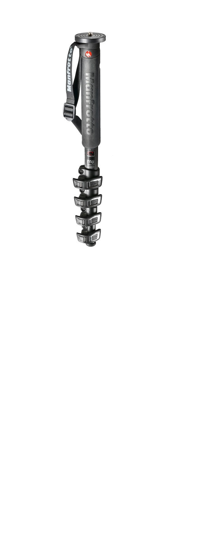 Manfrotto MPMXPROC5US Xpro Monopod Plus Carbon Fiber 5 Section, tripods photo monopods, Manfrotto - Pictureline - 2