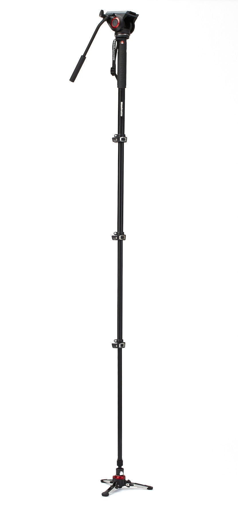 Manfrotto Video MVMXPRO500US Xpro Aluminum Video Monopod with 500 Series Video Head, tripods video monopods, Manfrotto - Pictureline  - 1