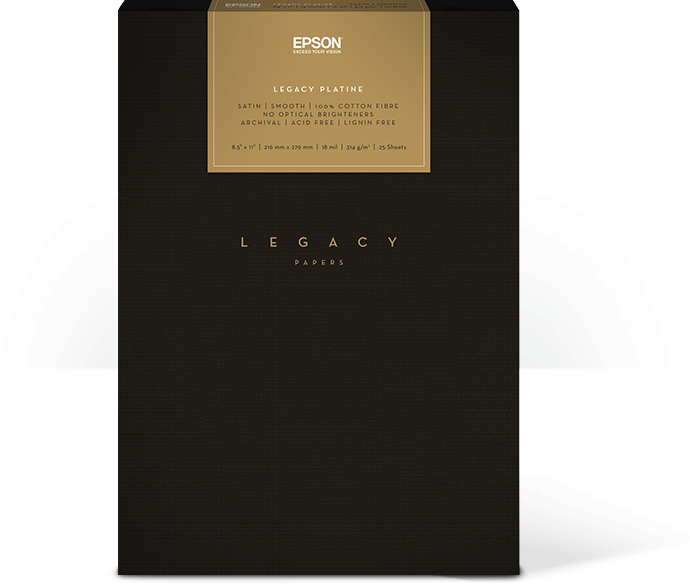 Epson Legacy Platine Paper 17”x22” (25), papers sheet paper, Epson - Pictureline