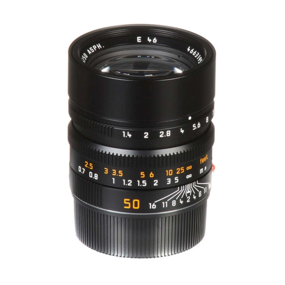 Leica 50mm f/1.4 Summilux-M ASPH Lens (Black Anodized)