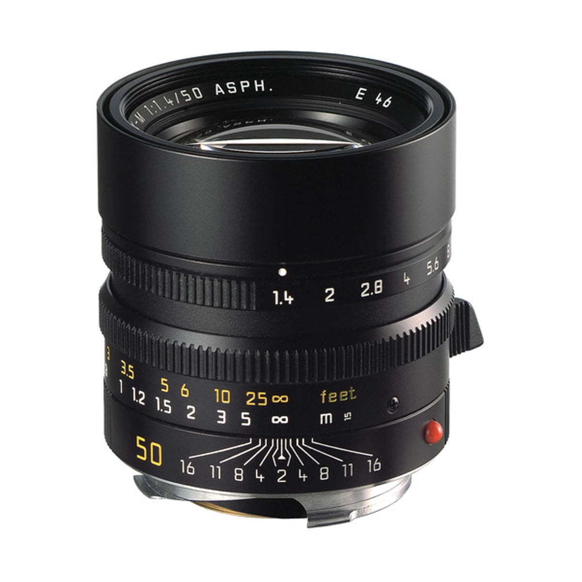 Leica 50mm f/1.4 Summilux-M ASPH Lens (Black Anodized)