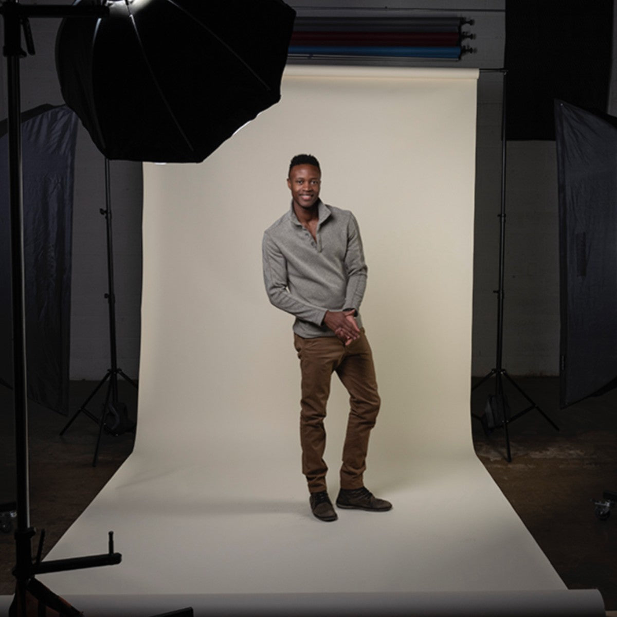 Superior Fawn 53"x12 Yds. Seamless Background Paper (64)