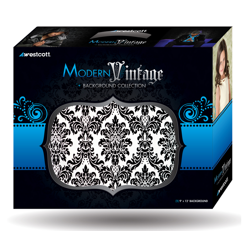 Westcott 9' x 12' Kingsley Modern Vintage Backdrop, lighting backgrounds & supports, Westcott - Pictureline - 1