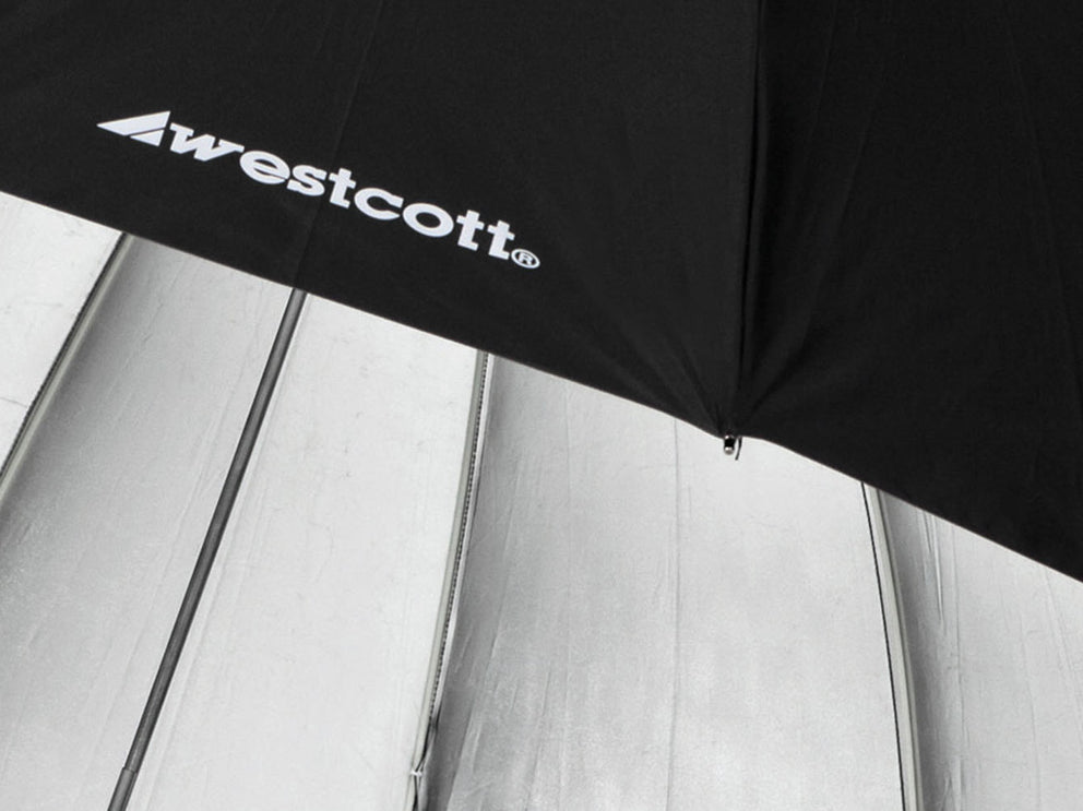 Westcott 7' Parabolic Umbrella Soft Silver, lighting umbrellas, Westcott - Pictureline - 5