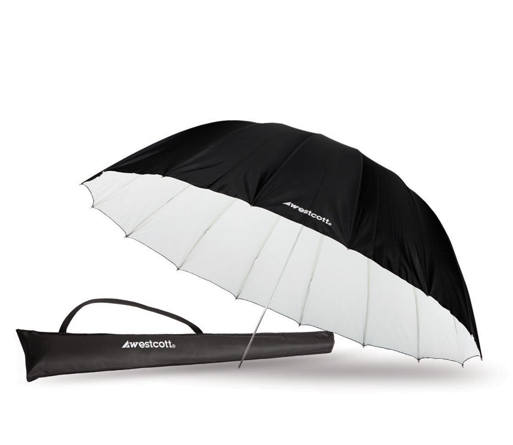 Westcott 7' Parabolic Umbrella White/Black Diffusion, lighting umbrellas, Westcott - Pictureline - 5