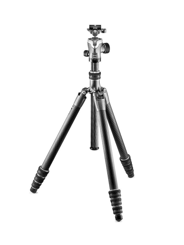 Gitzo GK2545T-82QD Series 2 Traveler Carbon Fiber Tripod with Center Ball Head, tripods travel & compact, Gitzo - Pictureline - 1
