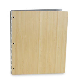 Pina Zangaro Bamboo 11x8.5 Presentation Book Amber, discontinued, Pina Zangaro - Pictureline - 1