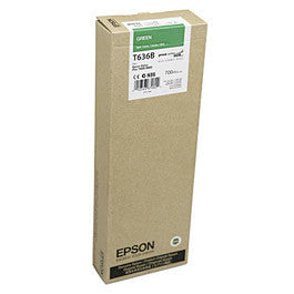 Epson T636B00 7900/9900 Ultrachrome HDR Ink 700ml Green, papers ink large format, Epson - Pictureline - 1