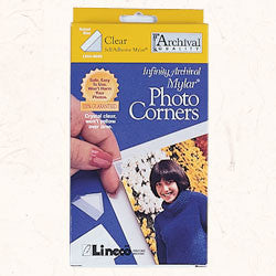 Lineco Clear Photo Corners 1/2"" 240 count, papers mounting supplies, Lineco - Pictureline  - 2