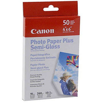 Canon Photo Paper Plus Semi-Gloss 4x6" (50 Sheets), papers sheet paper, Canon - Pictureline