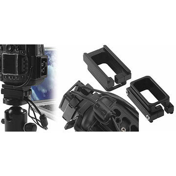 Kirk L-Bracket for Canon 5D w/ BG-E4 attached, tripods plates, Kirk Enterprises - Pictureline  - 1