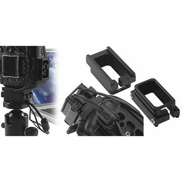 Kirk L-Bracket for Canon 5D w/ BG-E4 attached, tripods plates, Kirk Enterprises - Pictureline - 1