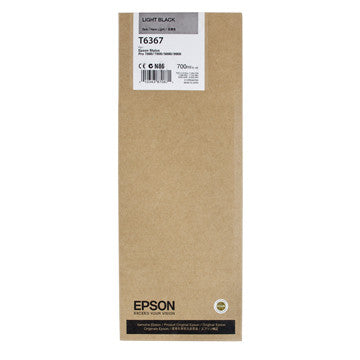 Epson T636700 7900/7890/9890/9900 Ultrachrome HDR Ink 700ml Light Black, papers ink large format, Epson - Pictureline - 1