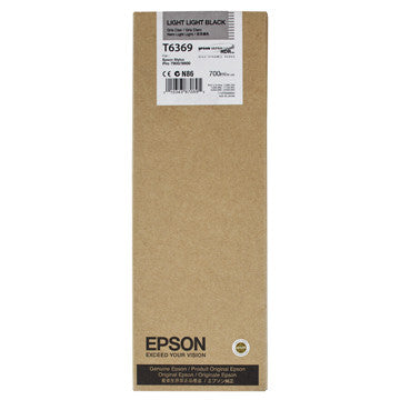 Epson T636900 7900/7890/9890/9900 Ultrachrome HDR Ink 700ml Light Light Black, papers ink large format, Epson - Pictureline  - 1