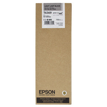 Epson T636900 7900/7890/9890/9900 Ultrachrome HDR Ink 700ml Light Light Black, papers ink large format, Epson - Pictureline - 1