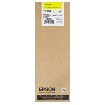 Epson T636400 7900/7890/9890/9900 Ultrachrome HDR Ink 700ml Yellow, papers ink large format, Epson - Pictureline - 1