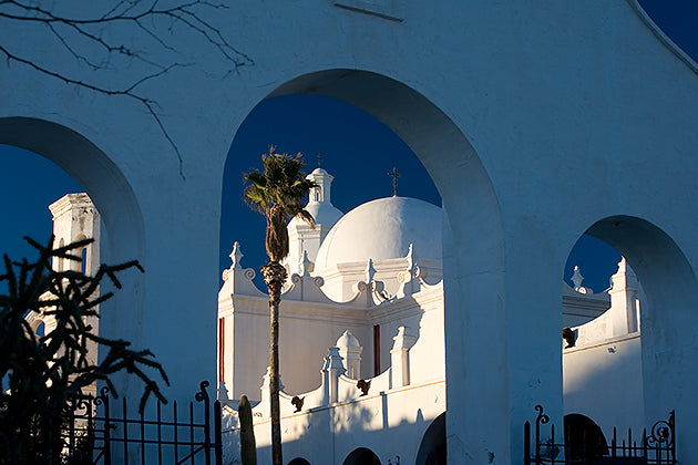 Roadside Photographs - St. Xavier Mission, Tucson, Arizona