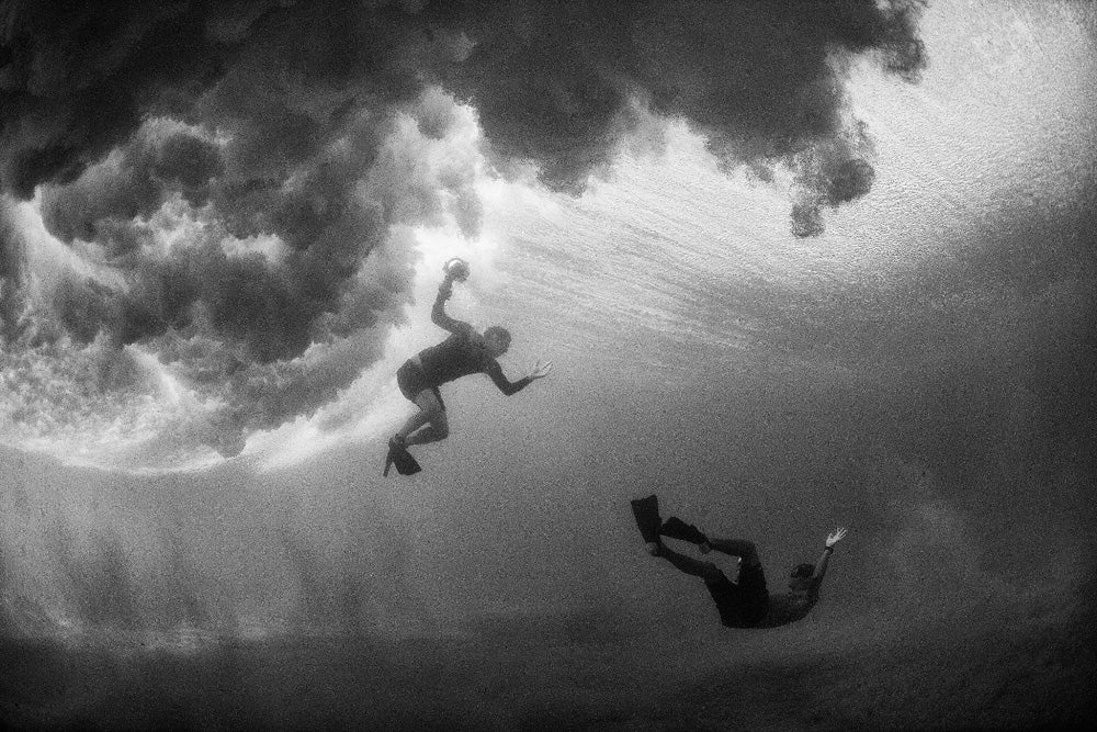Photographer Michael Clark "Swimming the Pipeline"