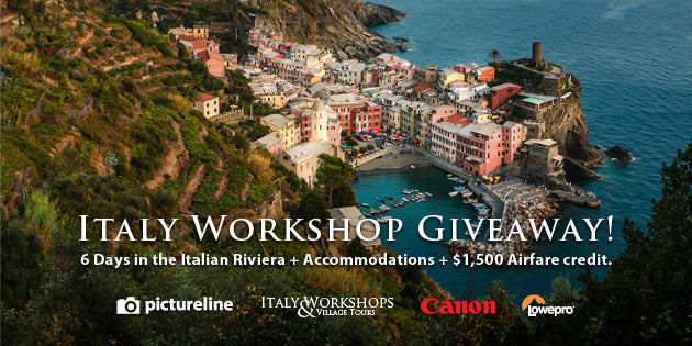 6 Day Italy Workshop Giveaway on Facebook!