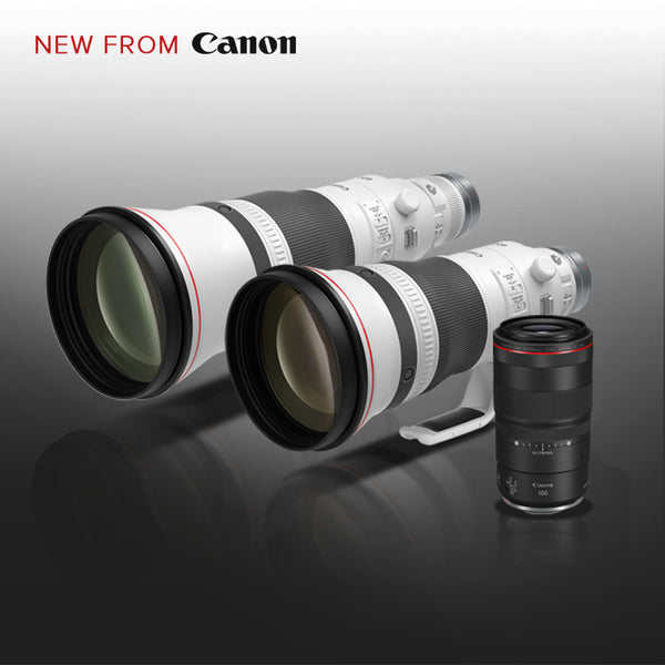 Highly-Awaited Canon RF Lenses: 400mm F2.8, 600mm F4 & 100mm F2.8 Macr