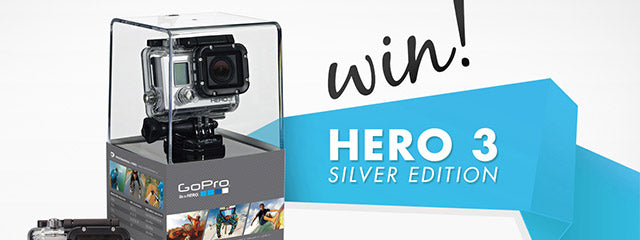 ***CLOSED*** Win a GoPro HERO3 Silver Edition!
