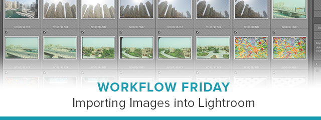Workflow Friday: Importing Images into Lightroom