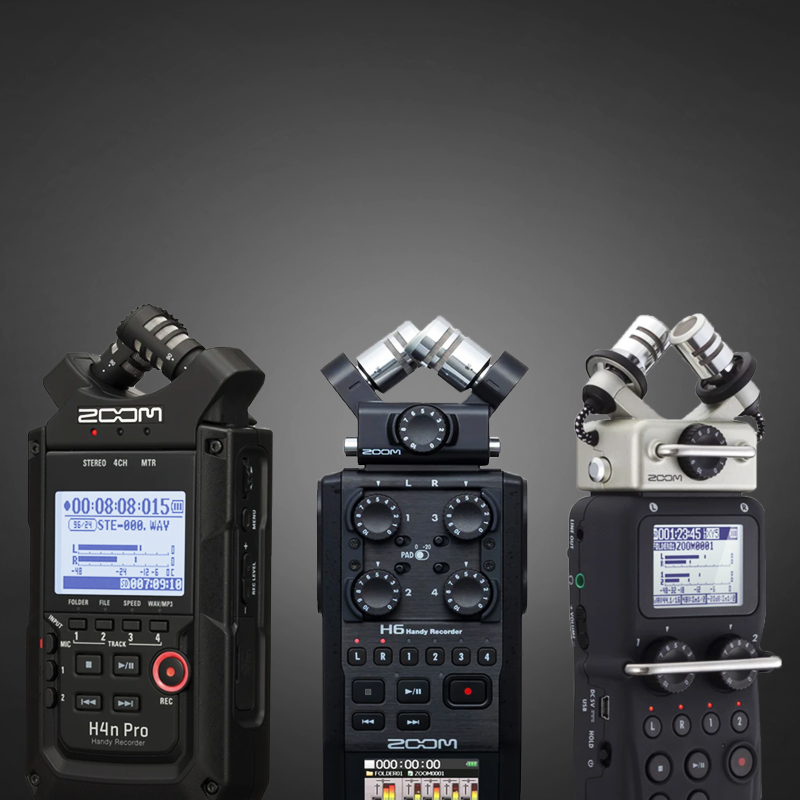 Zoom H4n Pro vs H5 vs H6 Audio Field Recorders