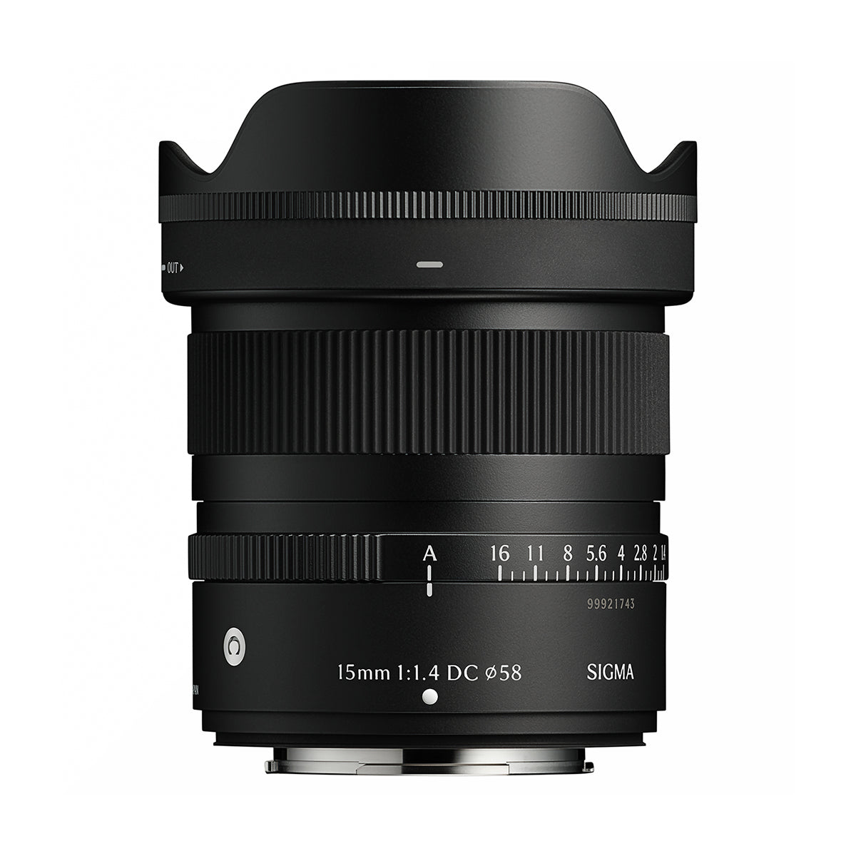 Sigma 15mm f/1.4 DC Contemporary Lens for Fuji X-Mount (APS-C)