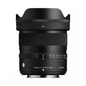 Sigma 15mm f/1.4 DC Contemporary Lens for Fuji X-Mount (APS-C)