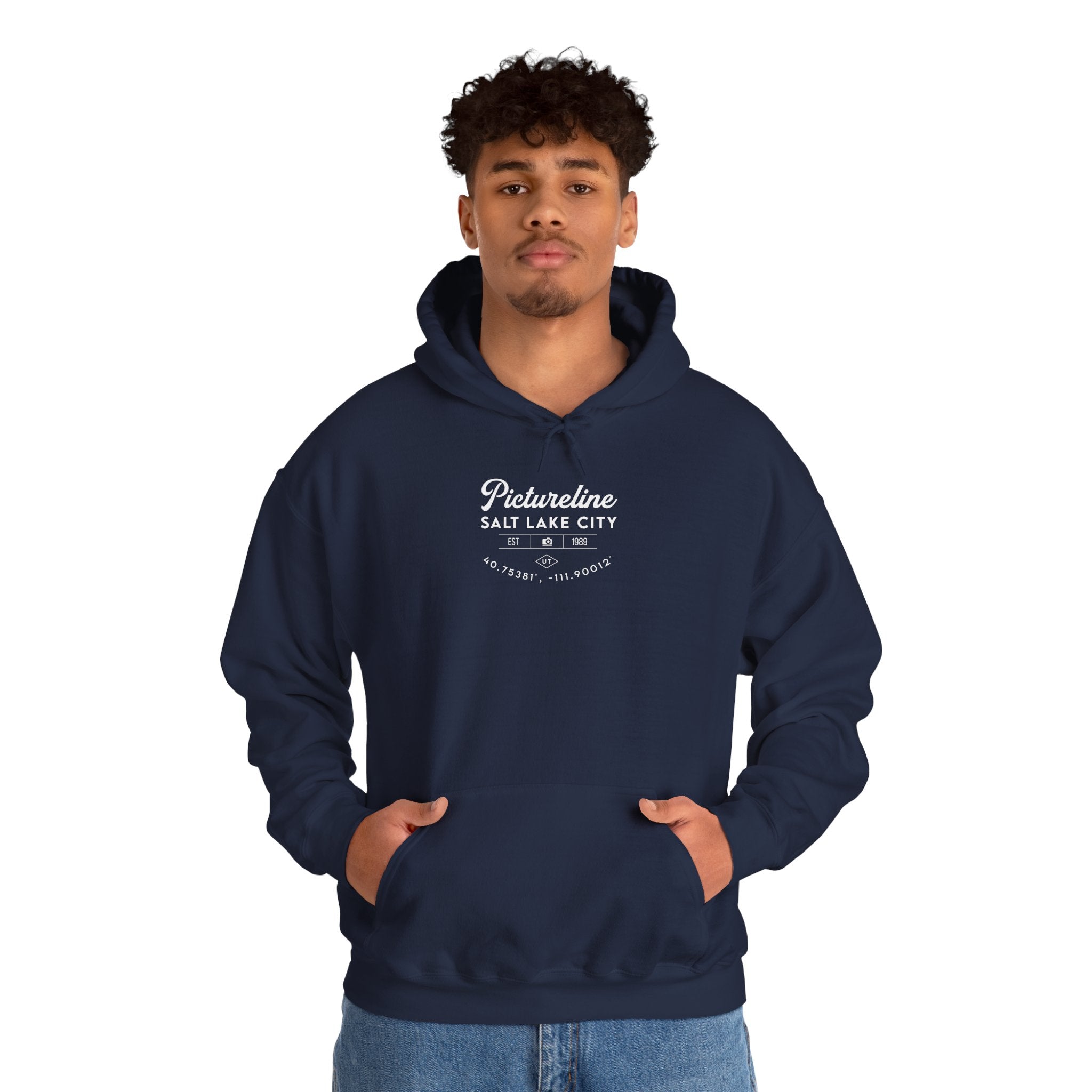 Old School Pictureline Unisex Hooded Sweatshirt (Front Design)