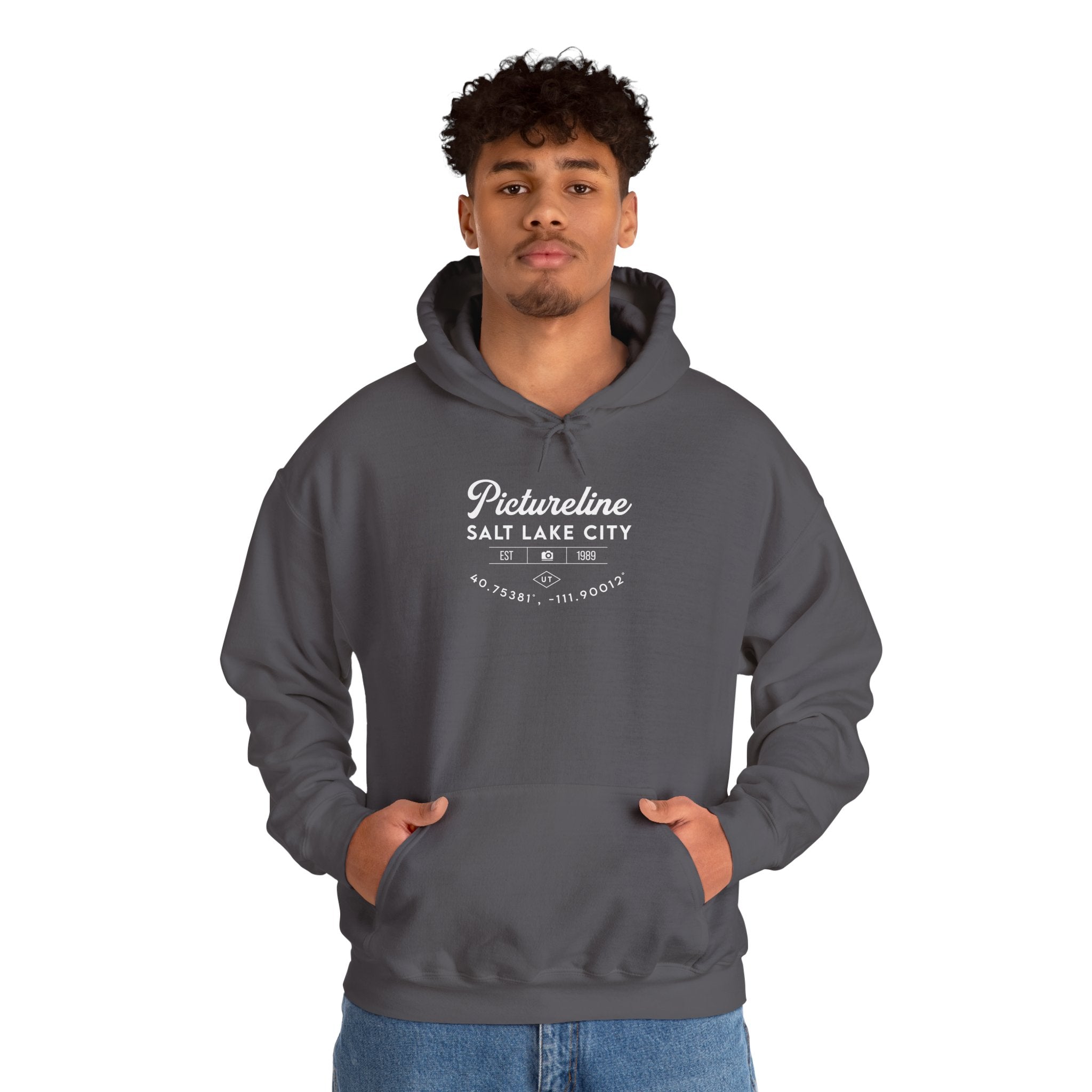 Old School Pictureline Unisex Hooded Sweatshirt (Front Design)