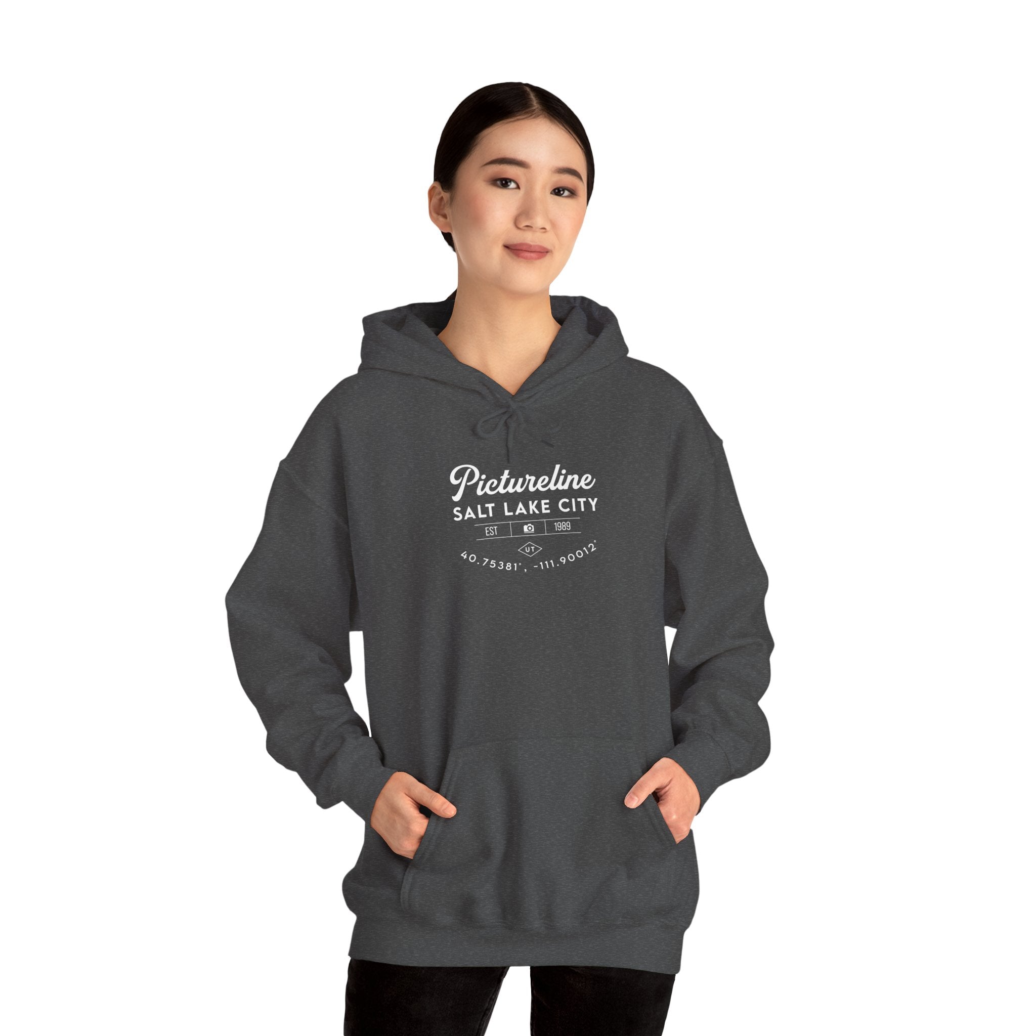 Old School Pictureline Unisex Hooded Sweatshirt (Front Design)
