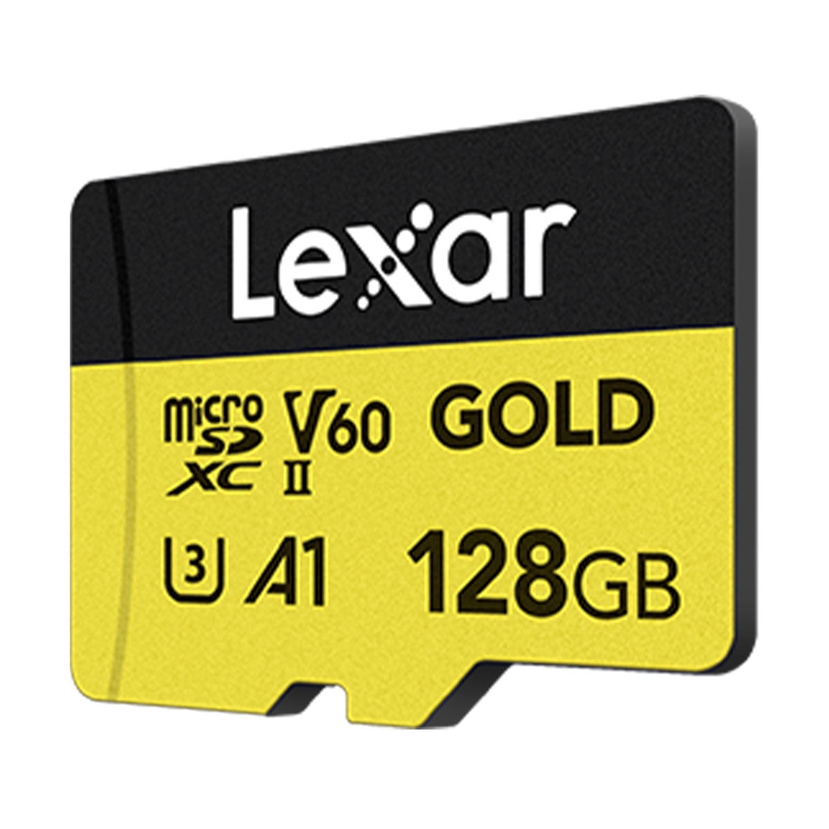 Lexar 128GB Professional GOLD UHS-II microSDXC (V60) Memory Card