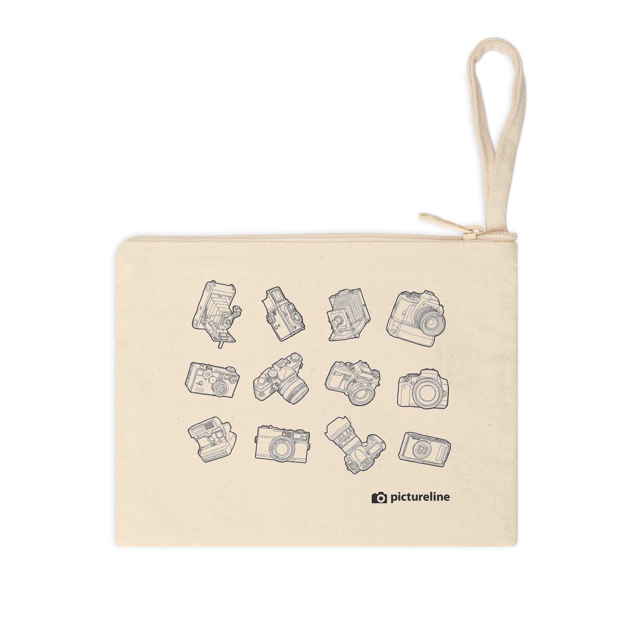 Camera Grid Accessory Zipper Pouch