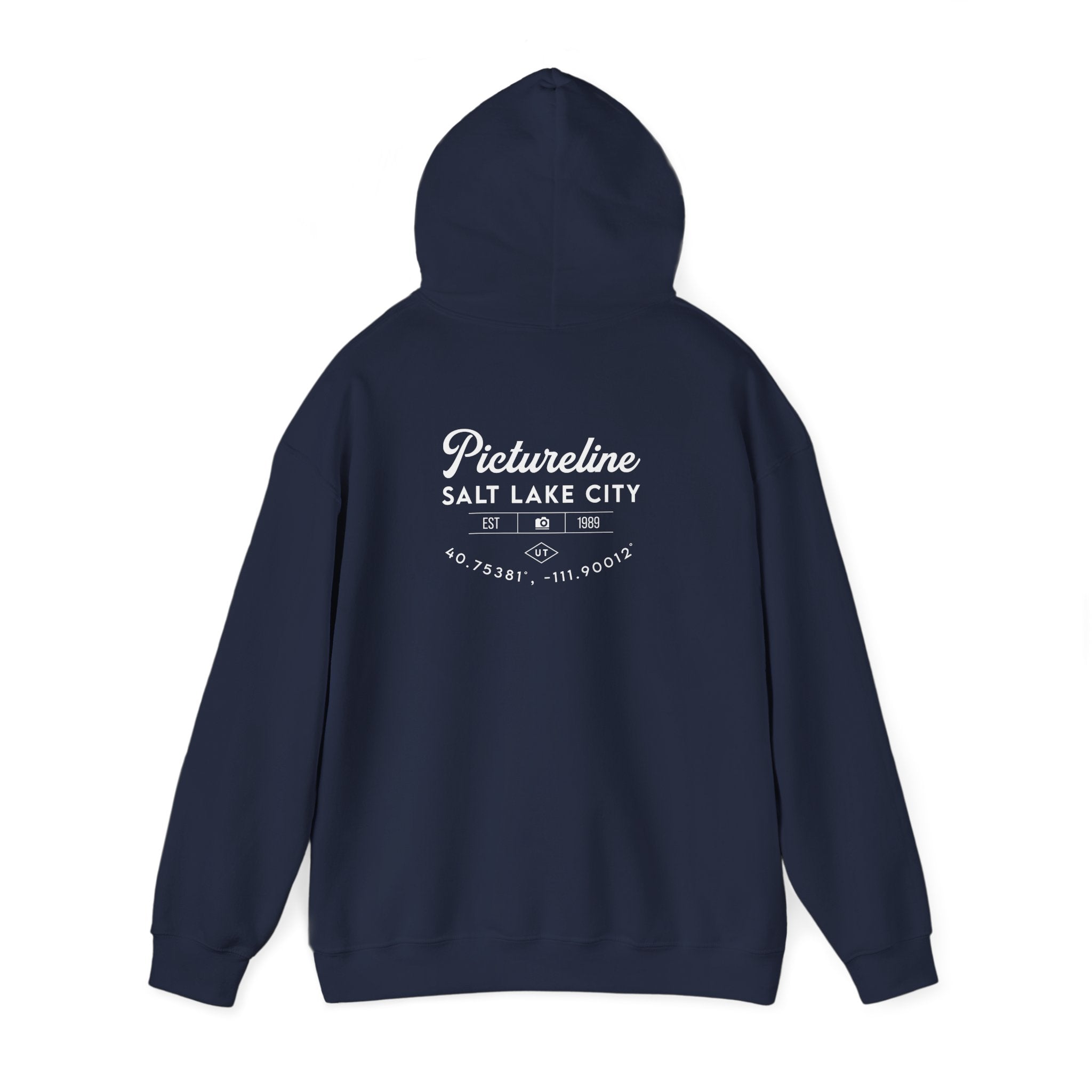 Old School Pictureline Unisex Hooded Sweatshirt (Back)