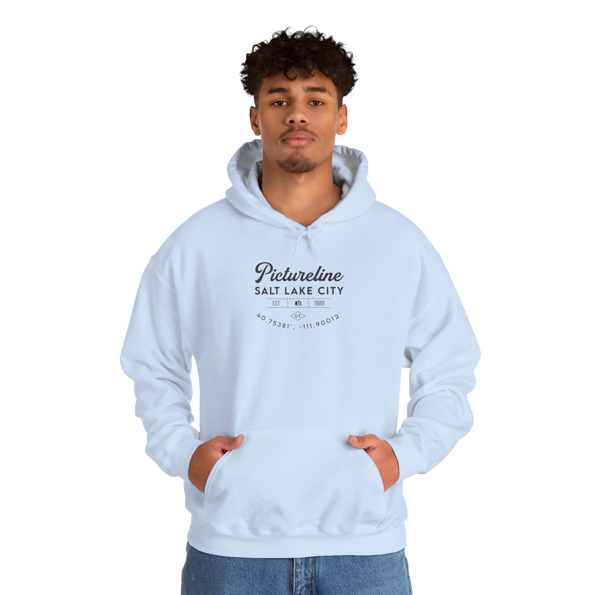 Old School Pictureline Unisex Hooded Sweatshirt (Front Design)