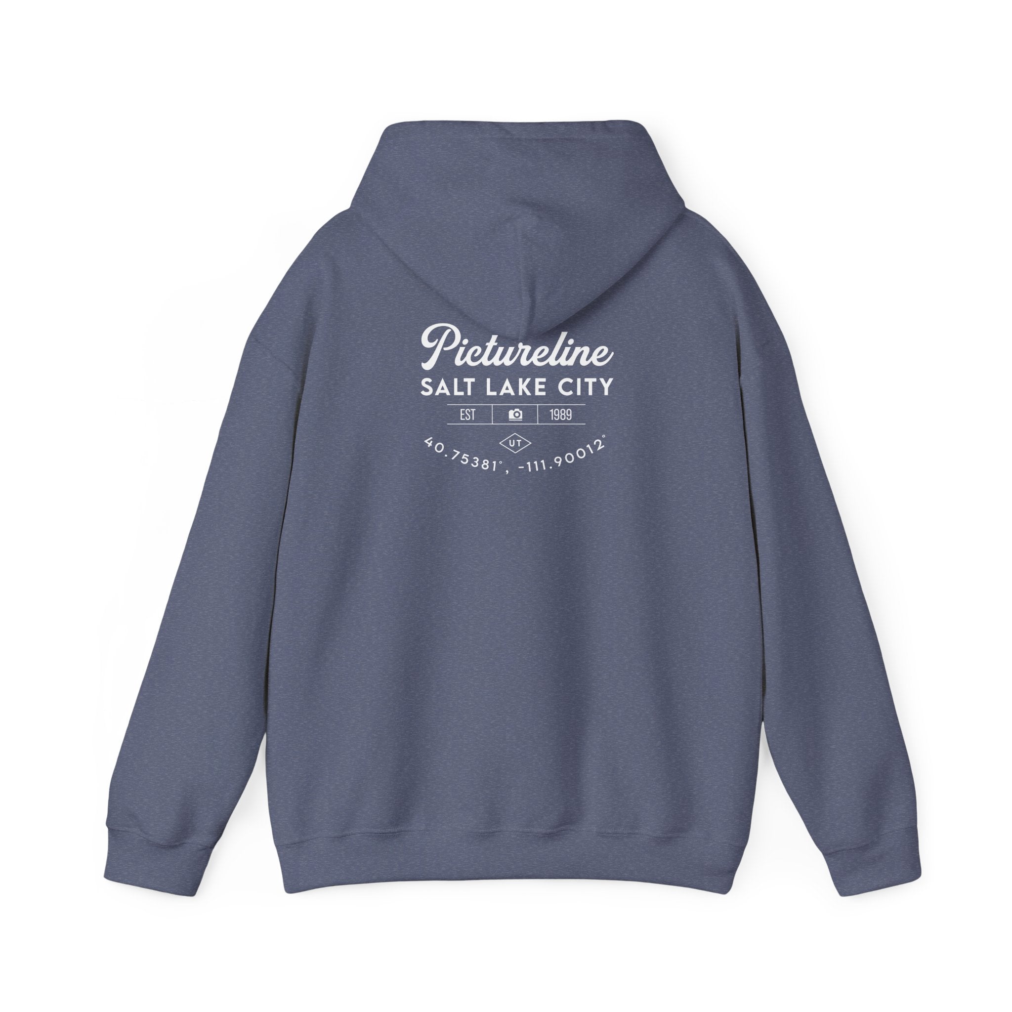 Old School Pictureline Unisex Hooded Sweatshirt (Back)