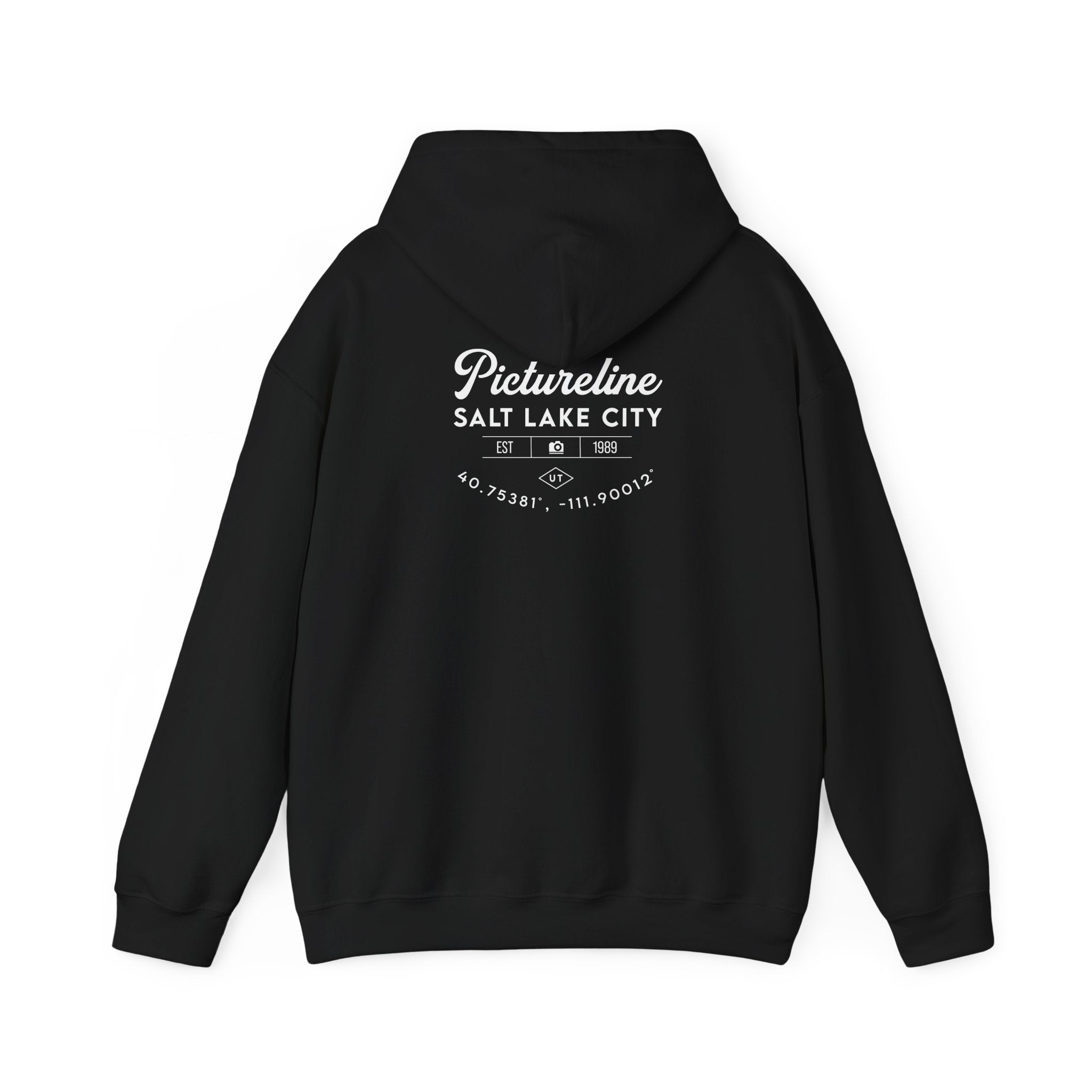 Old School Pictureline Unisex Hooded Sweatshirt (Back)