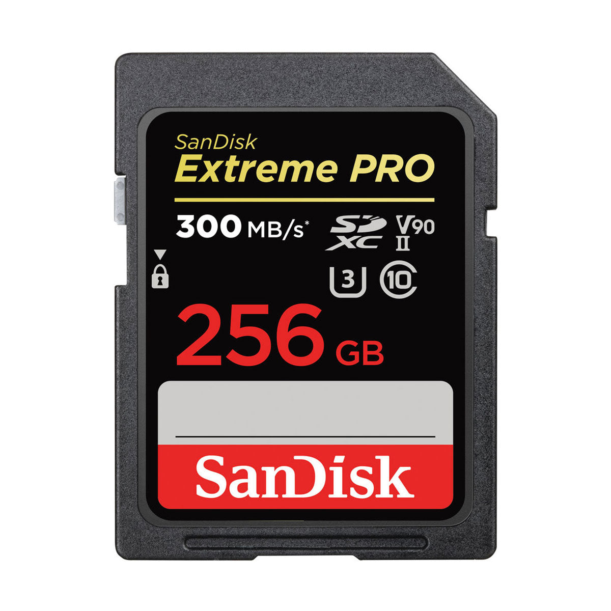 SanDisk 256GB Extreme PRO UHS-II SDXC (V90) Memory Card 300 MB/s