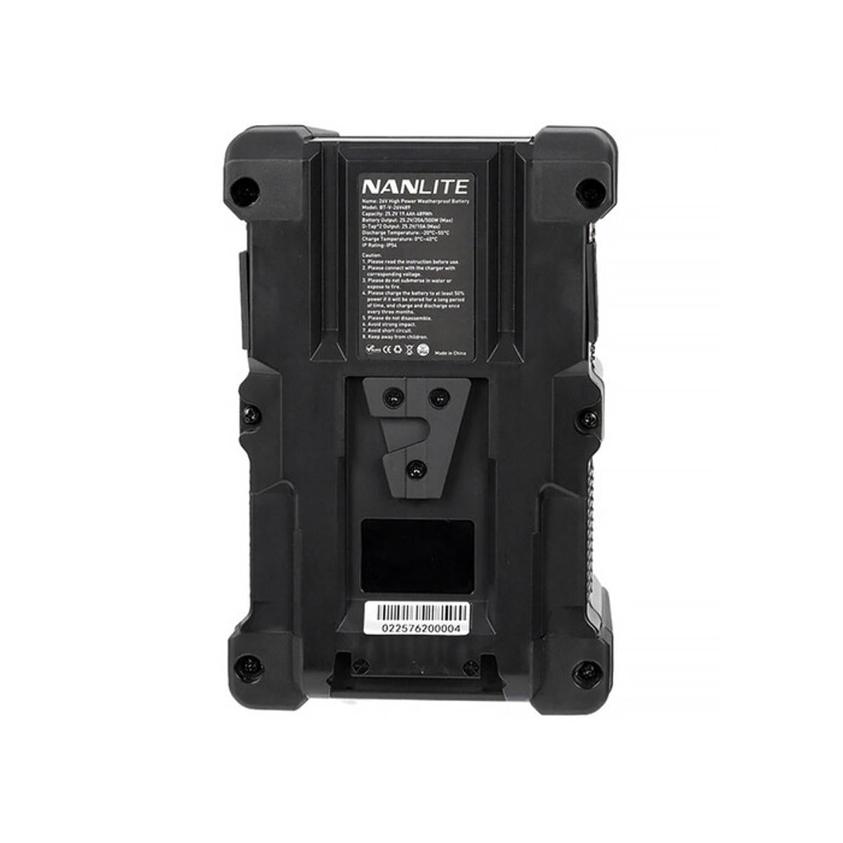 Nanlite 26V 489Wh V-Mount Battery