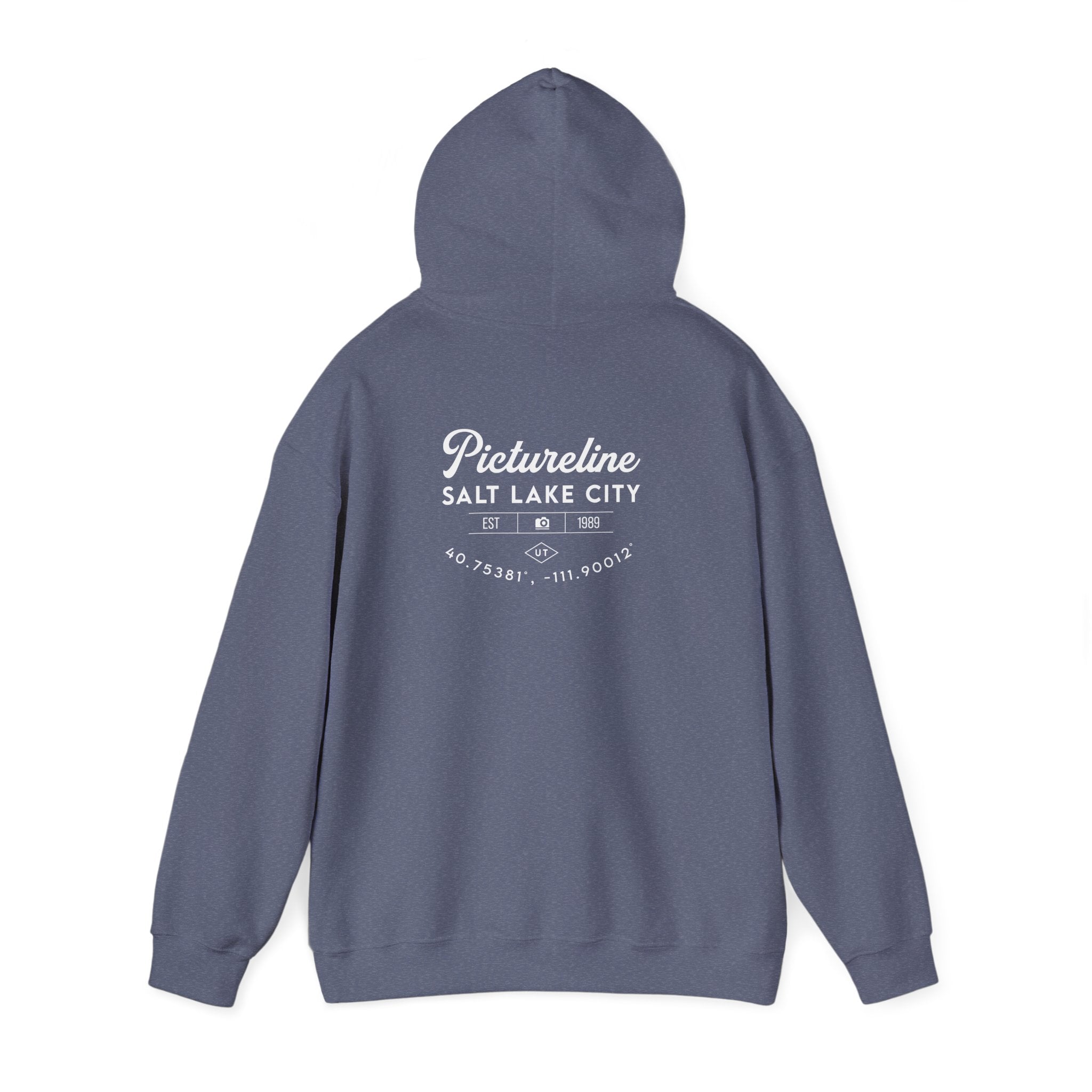 Old School Pictureline Unisex Hooded Sweatshirt (Back)