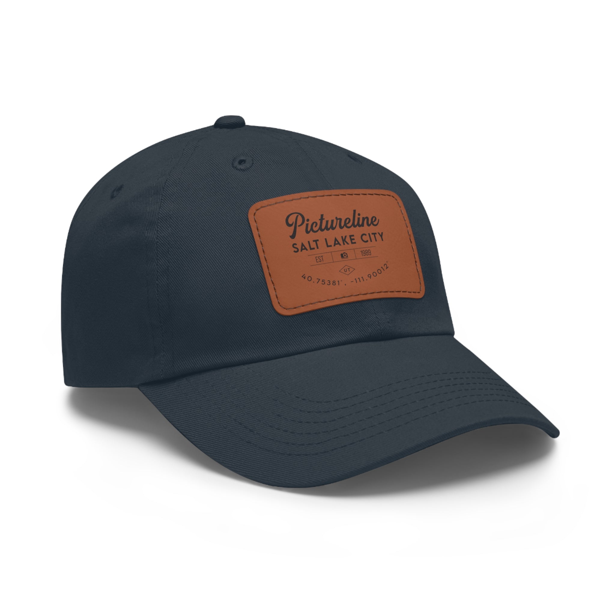Old School Pictureline Leather Patch Hat