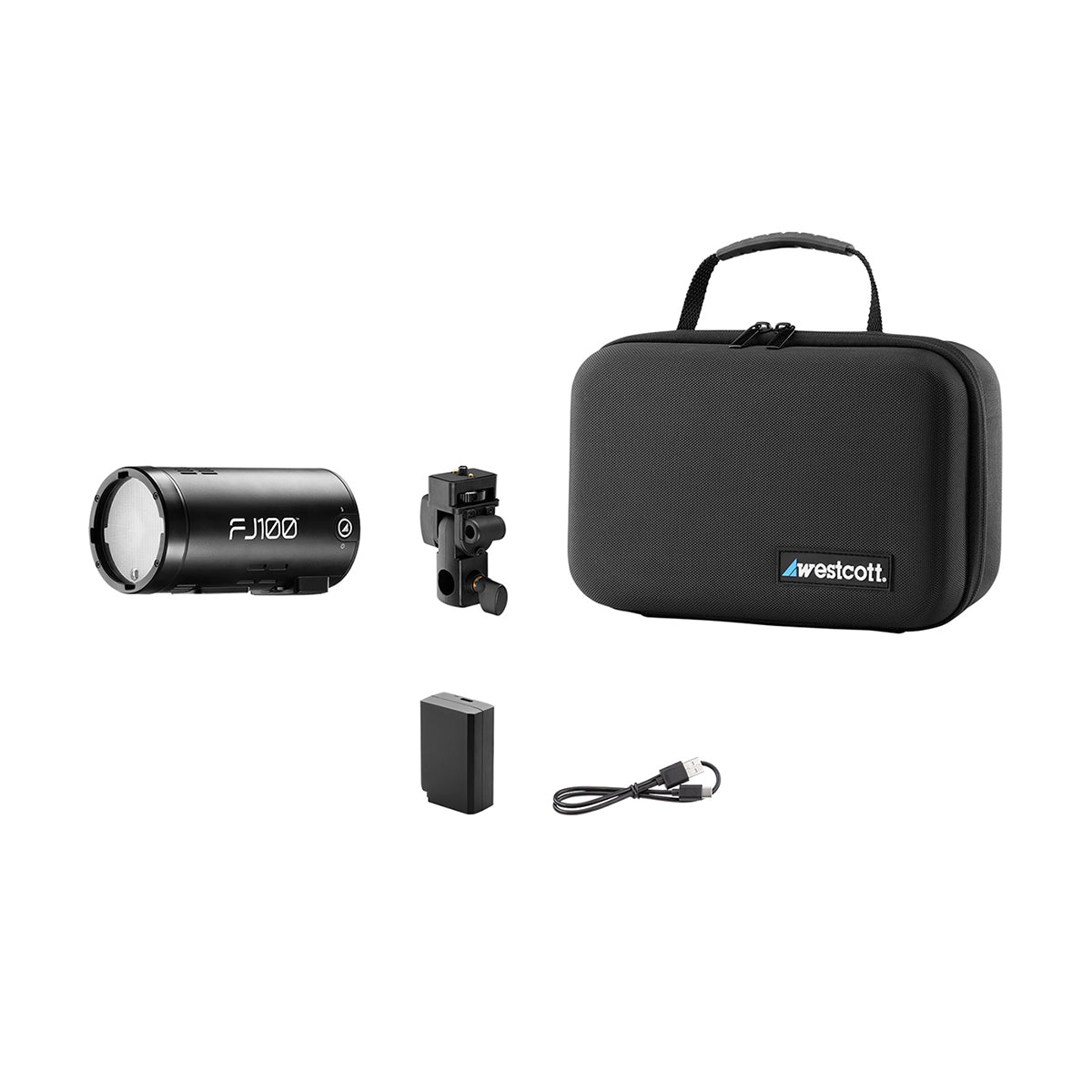 Westcott FJ100 Touchscreen Off-Camera Strobe with FJ Mini AC/DC Battery (100Ws)