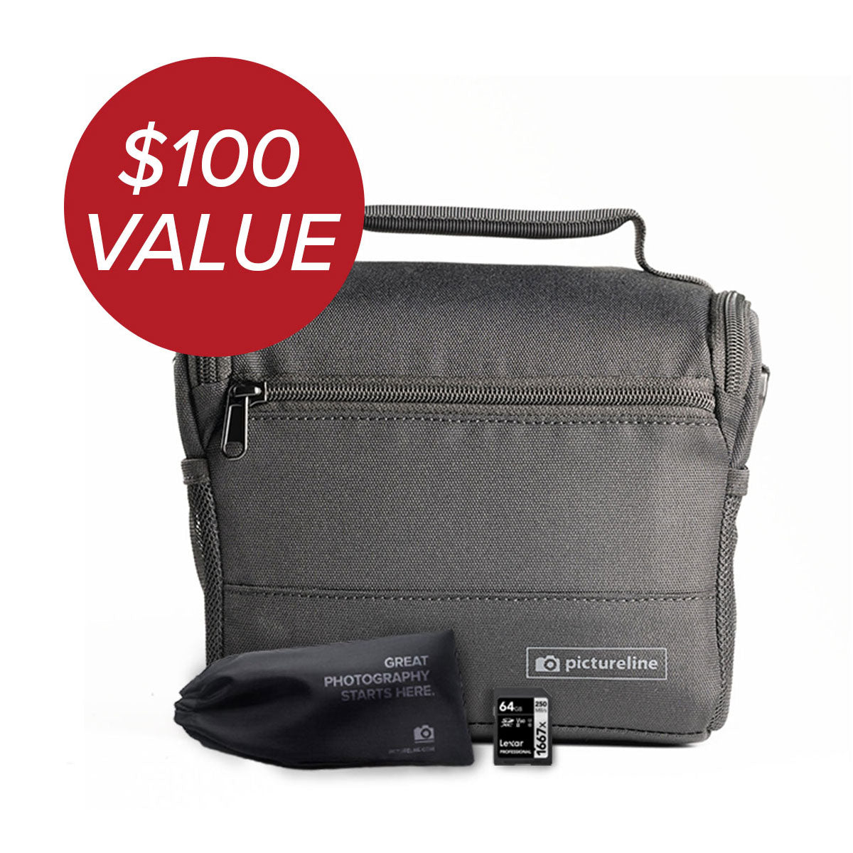 64GB V60 Camera Bag Kit Bundle