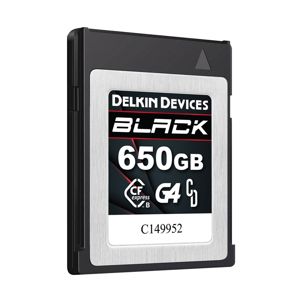 Delkin Devices 650GB BLACK G4 CFexpress Type B Memory Card
