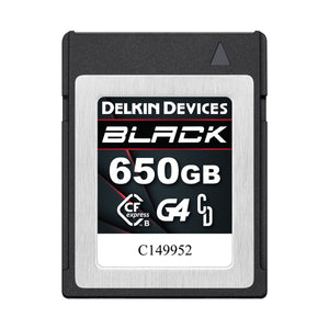 Delkin BLACK 650GB G4 CFexpress Type B Memory Card