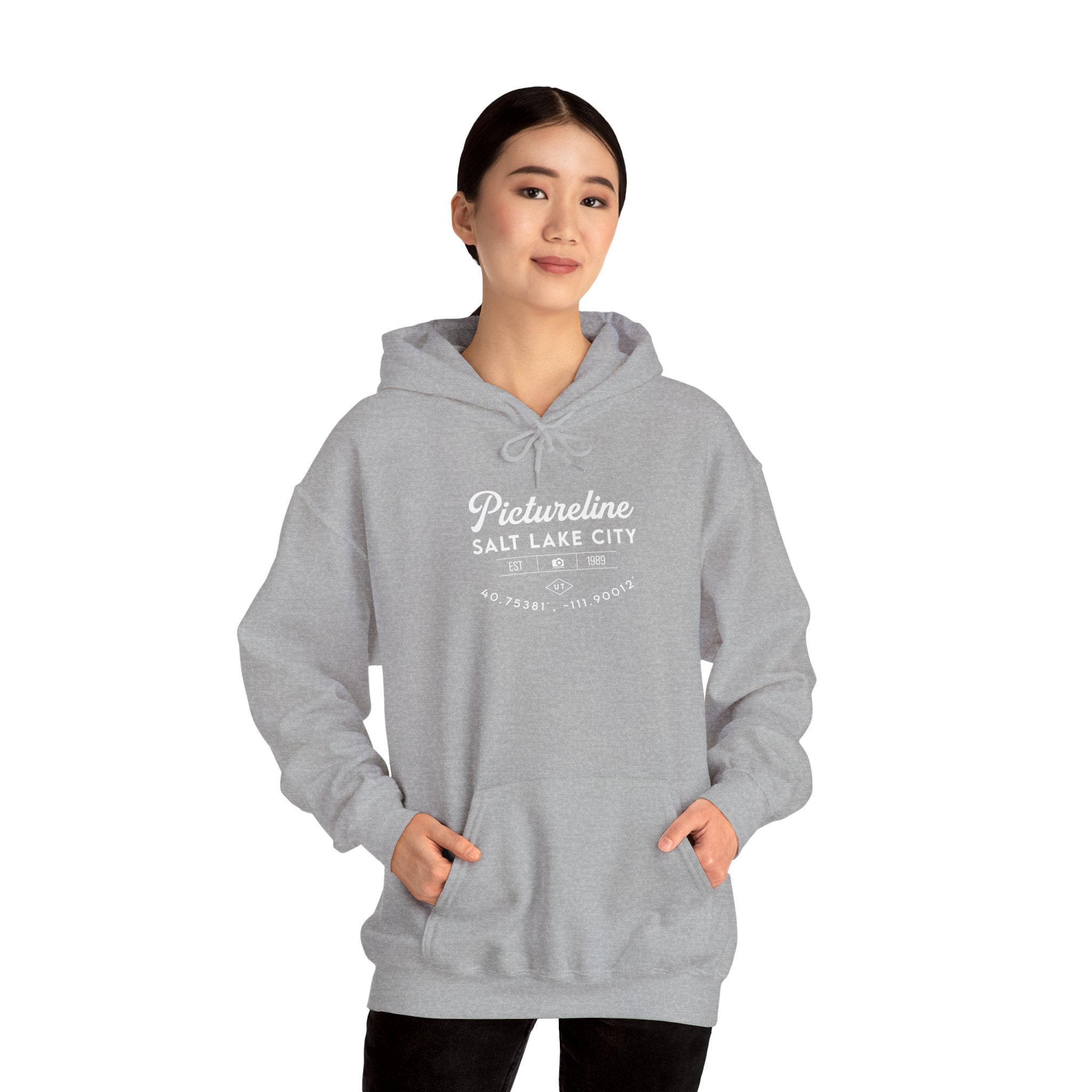 Old School Pictureline Unisex Hooded Sweatshirt (Front Design)