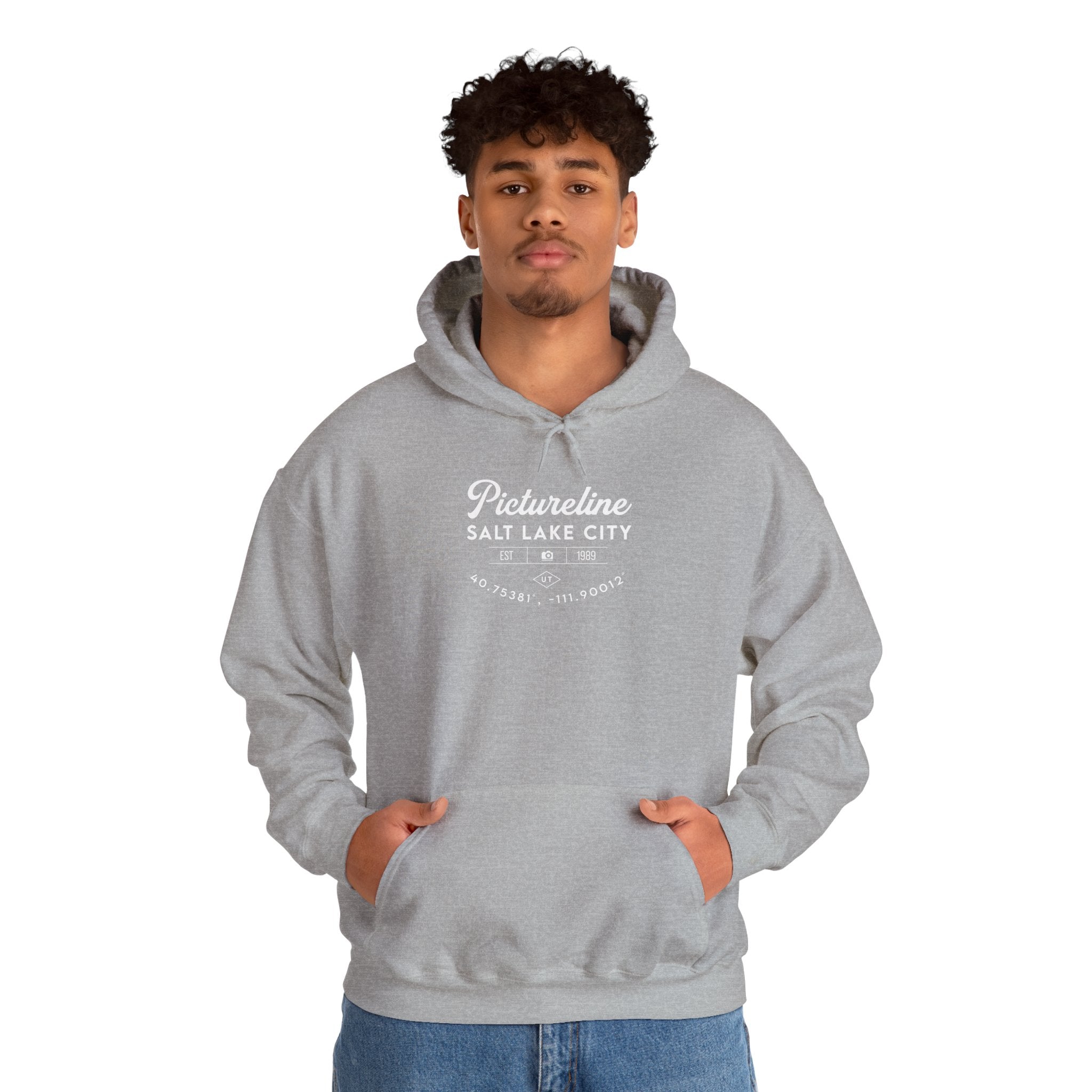 Old School Pictureline Unisex Hooded Sweatshirt (Front Design)